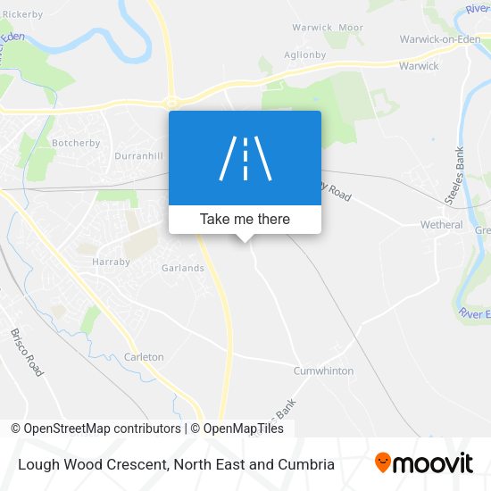 Lough Wood Crescent map