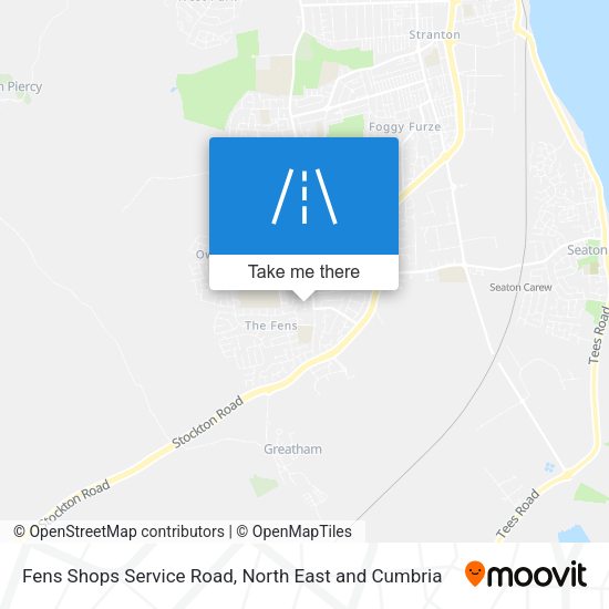 Fens Shops Service Road map