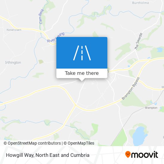 Howgill Way map