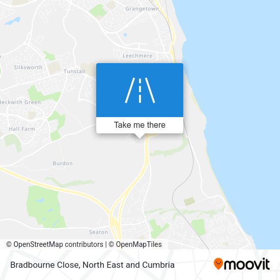 Bradbourne Close map