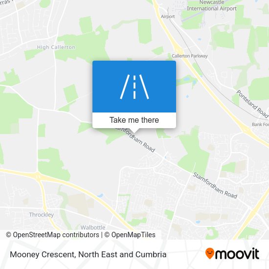 Mooney Crescent map