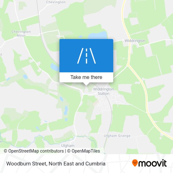 Woodburn Street map