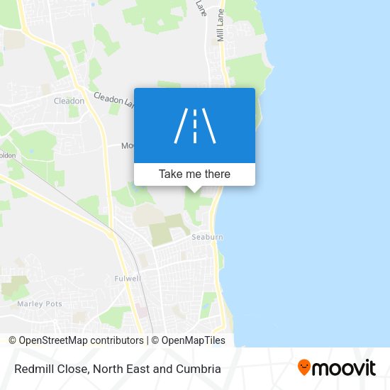 Redmill Close map