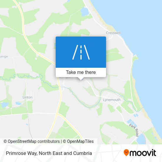 Primrose Way map