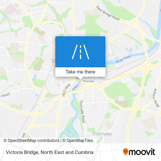 Victoria Bridge map