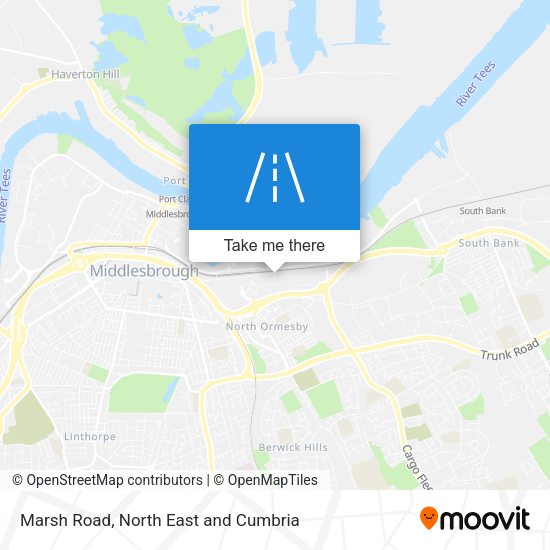 Marsh Road map