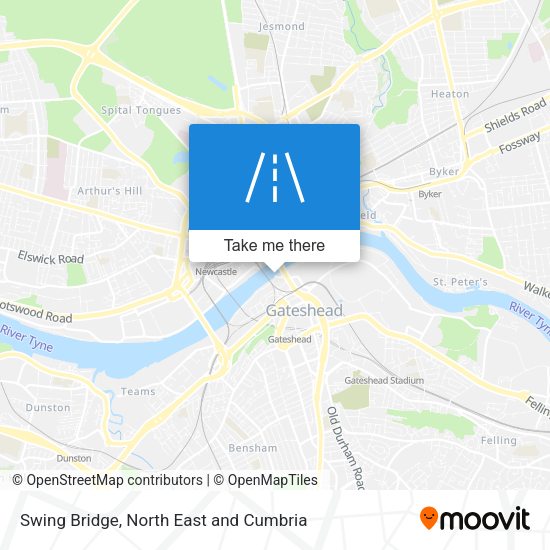 Swing Bridge map