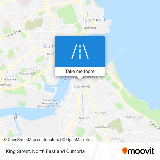 King Street map