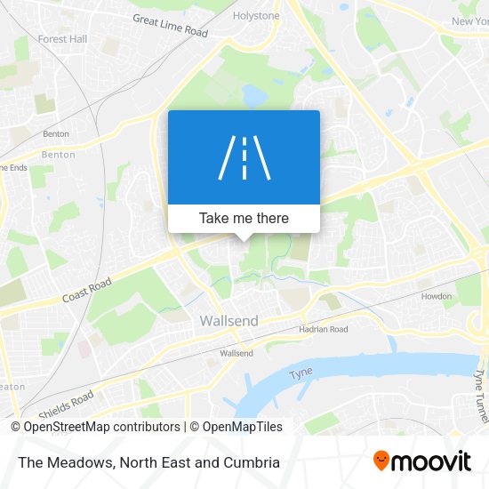 The Meadows map