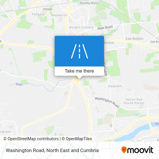 Washington Road map