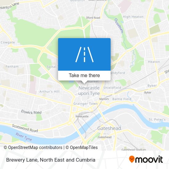 Brewery Lane map