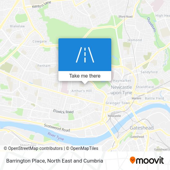 Barrington Place map