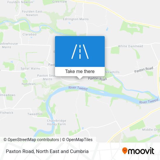 Paxton Road map