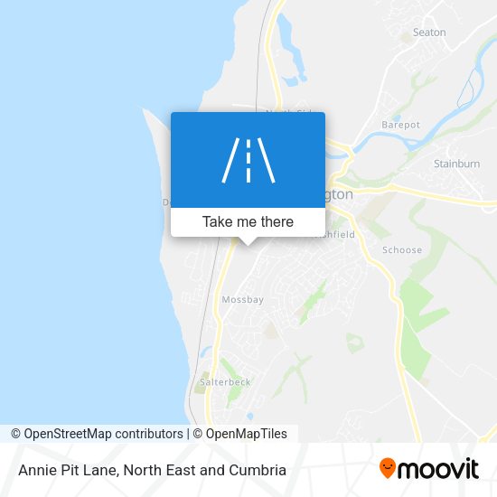 Annie Pit Lane map