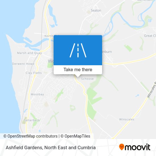 Ashfield Gardens map