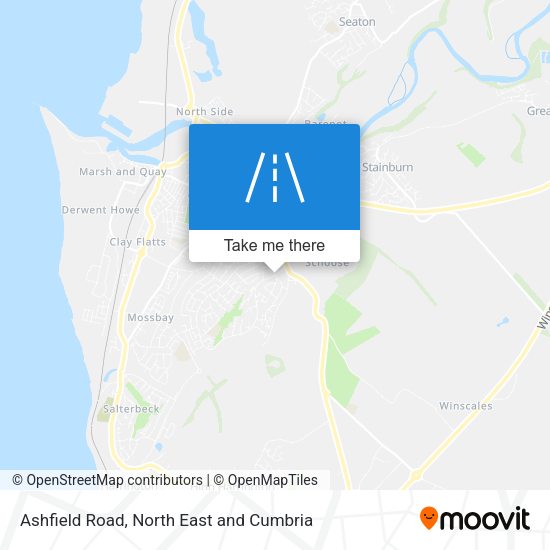 Ashfield Road map