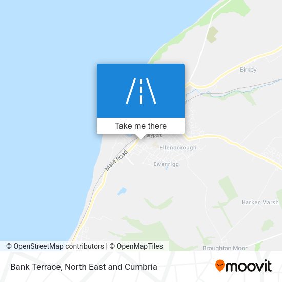 Bank Terrace map