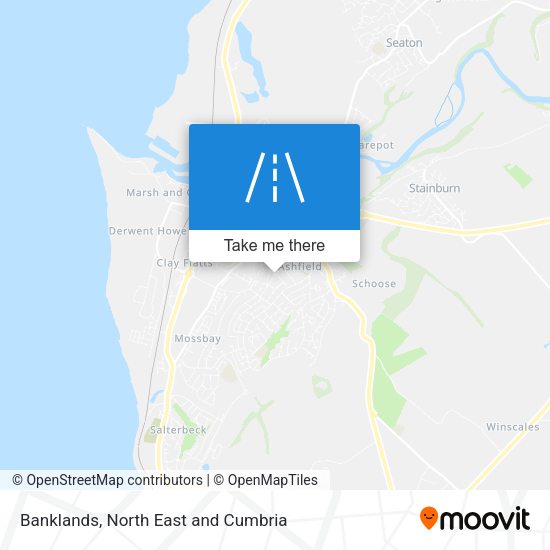 Banklands map