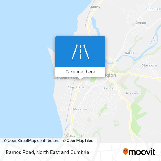 Barnes Road map