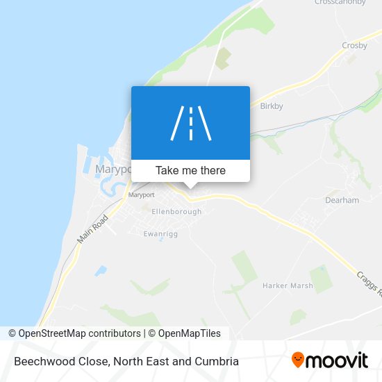Beechwood Close map
