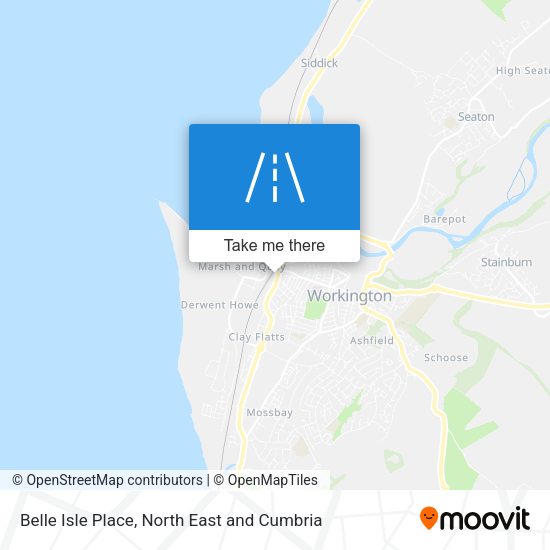 Belle Isle Place map
