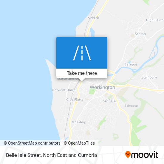 Belle Isle Street map
