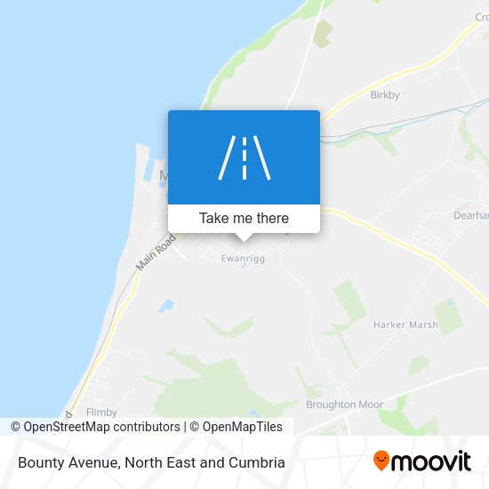 Bounty Avenue map
