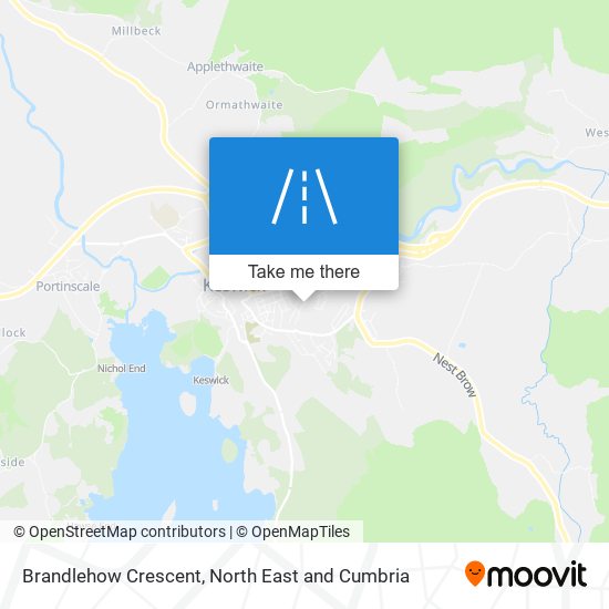 Brandlehow Crescent map