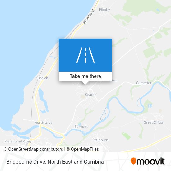 Brigbourne Drive map