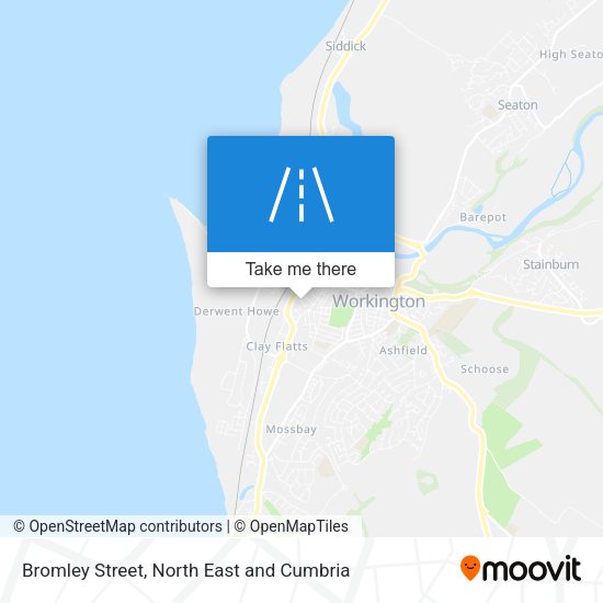 Bromley Street map