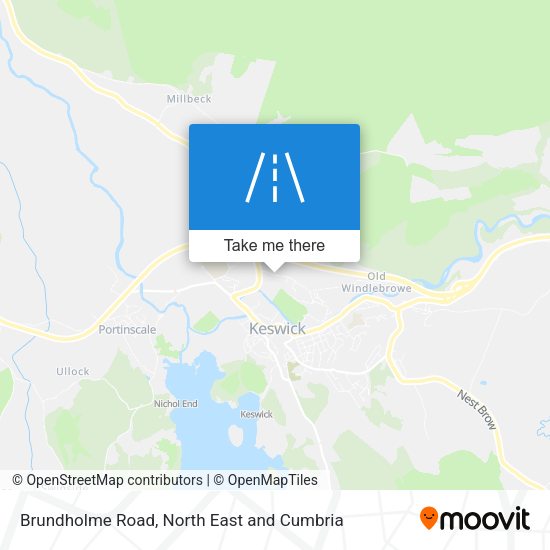 Brundholme Road map