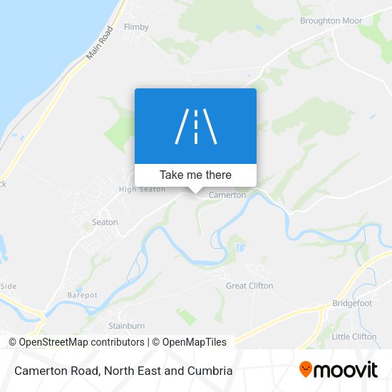 Camerton Road map