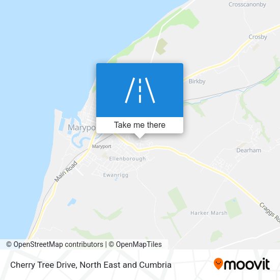 Cherry Tree Drive map