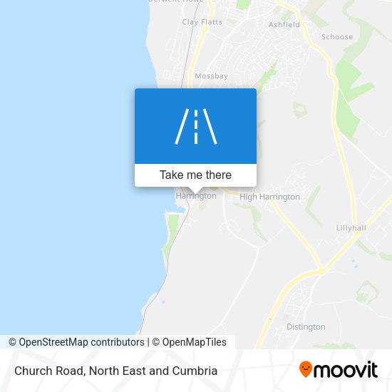 Church Road map