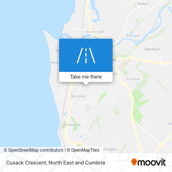 Cusack Crescent map