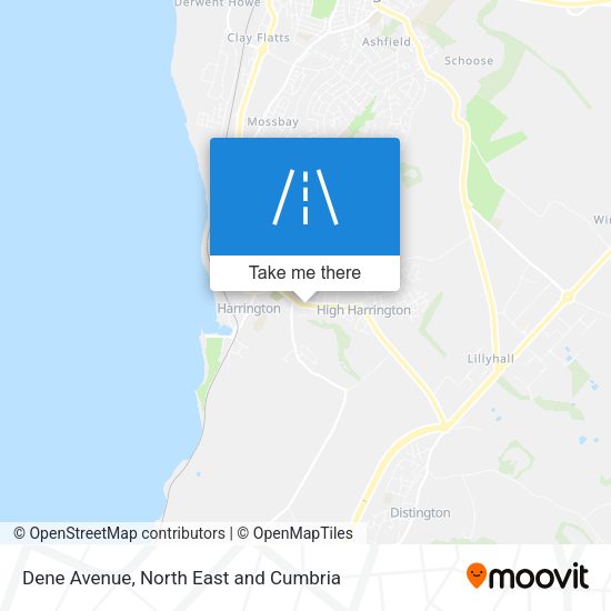 Dene Avenue map