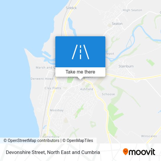 Devonshire Street map