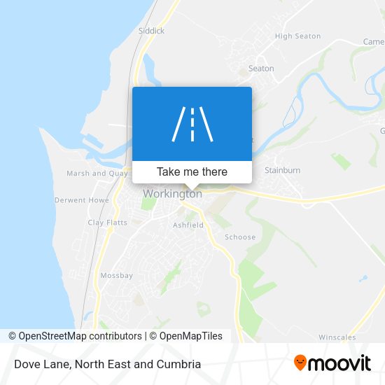 Dove Lane map