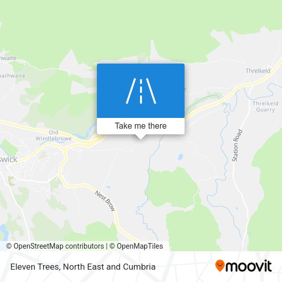 Eleven Trees map