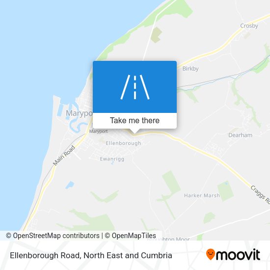 Ellenborough Road map