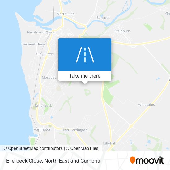 Ellerbeck Close map