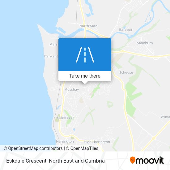 Eskdale Crescent map