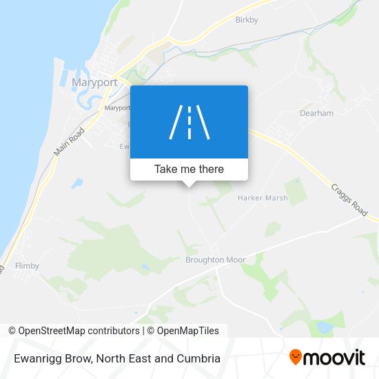 Ewanrigg Brow map