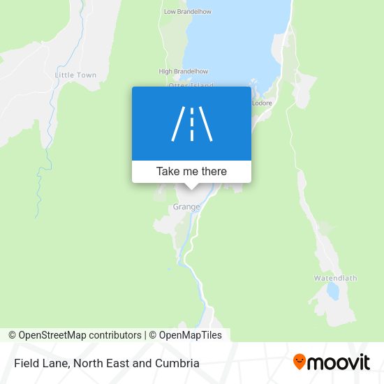 Field Lane map