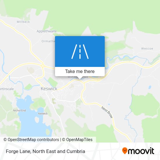 Forge Lane map