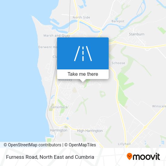 Furness Road map