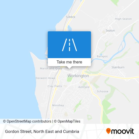 Gordon Street map
