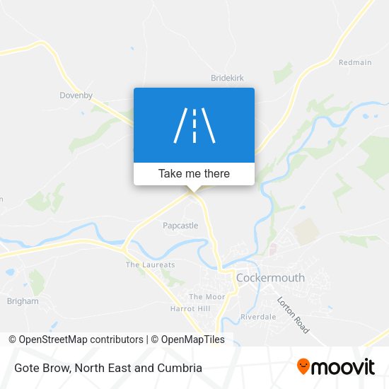 Gote Brow map