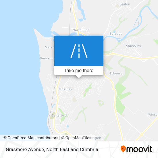 Grasmere Avenue map