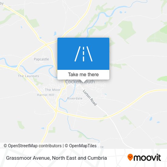 Grassmoor Avenue map